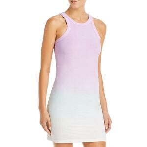 WSLY The Rivington Purple Ombre Sleeveless Mini Bodycon Tank Dress Sz XS